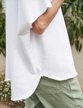 Load image into Gallery viewer, Frank &amp; Eileen Audrey | Funnel Neck Capelet White