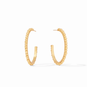 Julie Vos Colette Bead Hoop Earring