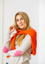 Load image into Gallery viewer, Kerri Rosenthal Patchwork Cashmere Pullover Sweater | Stardust