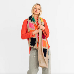 Kerri Rosenthal Color My Universe Patchwork Scarf