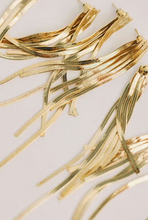 Load image into Gallery viewer, Gold Fringe Earrings