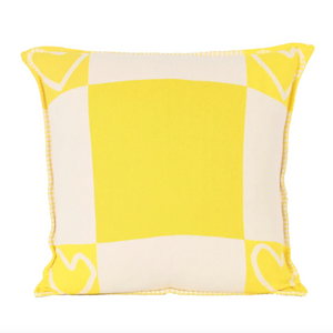 Kerri Rosenthal Core Imperfect Heart Pillow | Sunshine