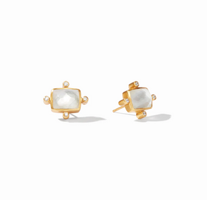 Julie Vos Clara Gold Stud Earrings | Multiple Colors