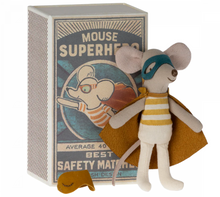 Load image into Gallery viewer, Maileg Super Hero Mouse In Matchbox