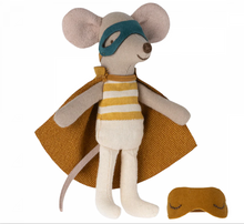 Load image into Gallery viewer, Maileg Super Hero Mouse In Matchbox