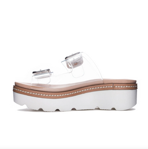 Surfs Up Sandal | Clear