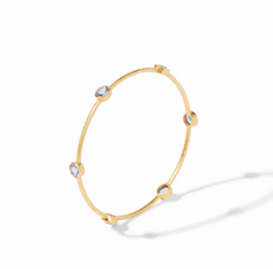Julie Vos Milano Bangle | Chalcedony Blue