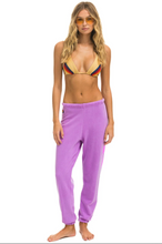 Load image into Gallery viewer, Aviator Nation Bolt Sweatpants | Neon Purple Pink