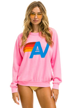 Load image into Gallery viewer, Aviator Nation Logo Sweatshirt | Neon Pink
