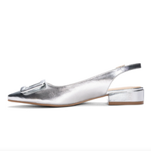 Load image into Gallery viewer, Chinese Laundry Sweetie Slingback | Metallic Silver