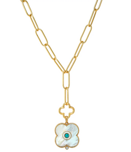 Asha Evil Eye Charm Necklace & Clover Lariat | Assortment