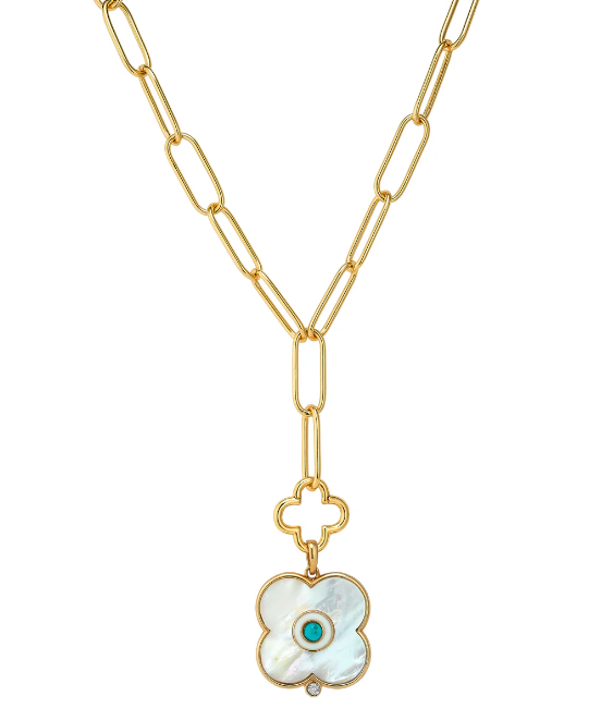 Asha By ADM Evil Eye Charm Necklace & Clover Lariat | Assortment