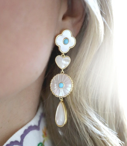 Asha Angelina Turquoise Earrings