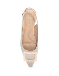 Chinese Laundry Sweetie Linen Slingback