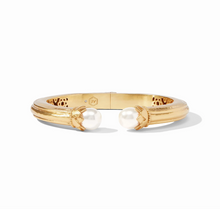 Load image into Gallery viewer, Julie Vos Flora Demi Cuff Bangle | Pearl