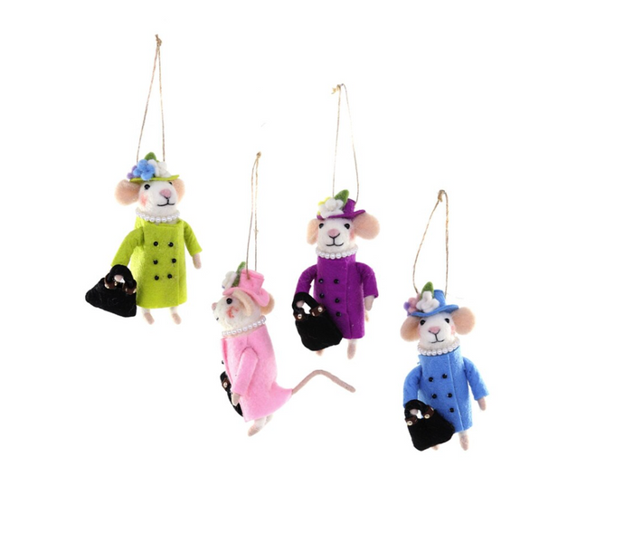 Queen Of England Mouse Ornament
