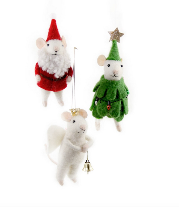 Merry Mice Ornament
