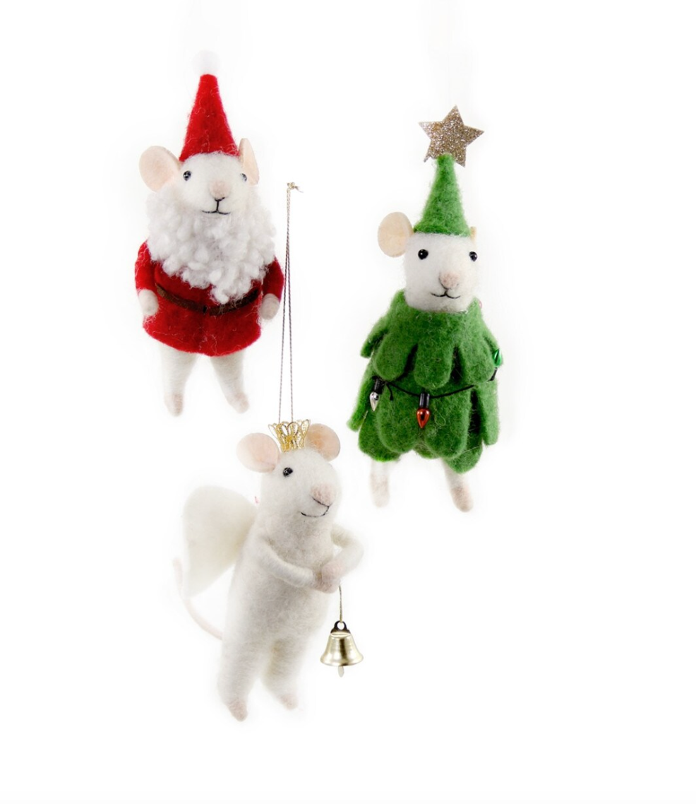 Merry Mice Ornament