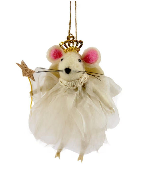 Angel Mouse Ornament