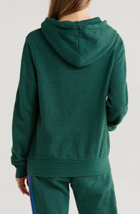 Aviator Nation 5 Stripe Hoodie | Forest, Purple, & Orange
