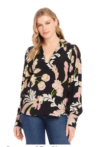 Karen Kane Blouson Top