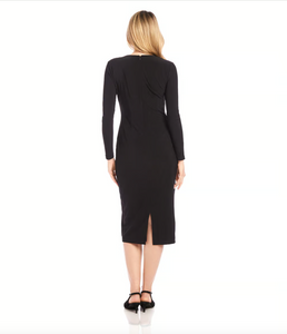 Karen Kane Women's Ginger Travel Dress, Black, Large Karen Kane Women's Ginger Travel Dress, Black, Large