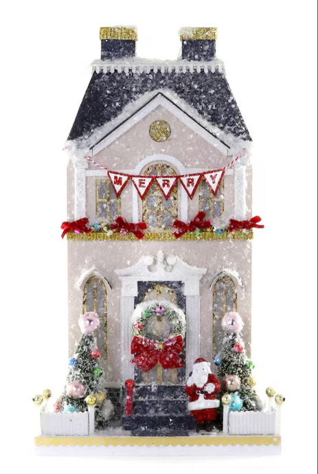 Merry Manor Christmas Village House