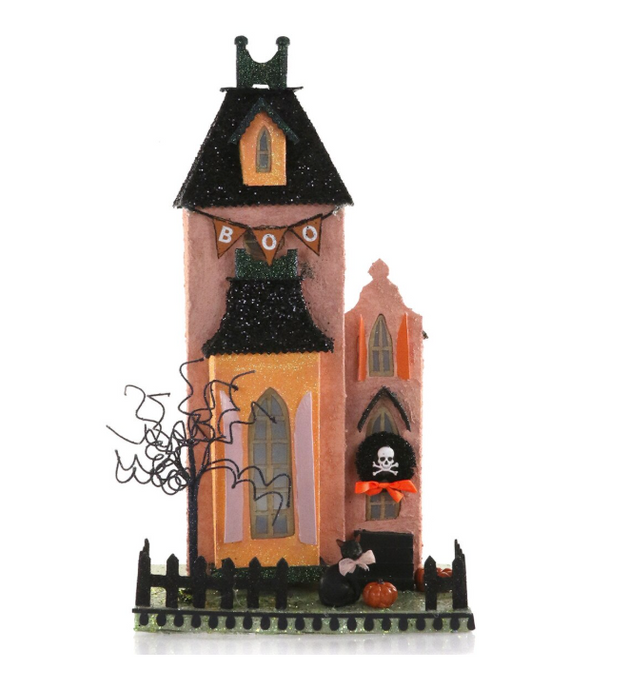 Boo Pink Halloween House Decor