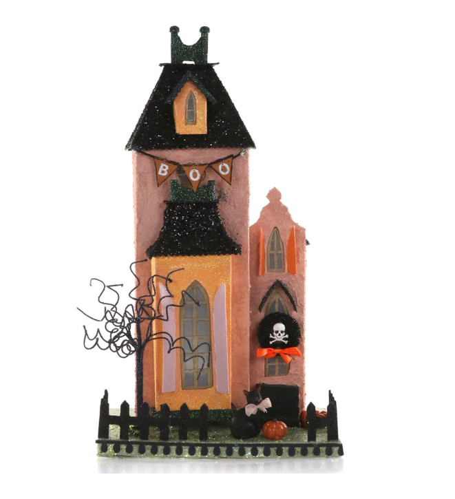 Boo Pink Halloween House Decor