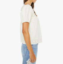 Load image into Gallery viewer, Mother Denim The Memory Lane Puff Sleeve Top | Early Bird