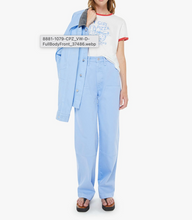 Load image into Gallery viewer, Mother Denim The Lil Goodie Ringer | City Girl Pizza