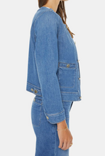 Load image into Gallery viewer, FINAL SALE Mother Denim The Stashed Picky Denim Jacket Martha Stewart Collab | Whisk Me Away
