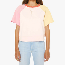 Load image into Gallery viewer, Mother Denim The Quick Dip Tee | Roseboom Ballerina And Almond Cream