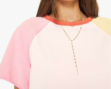 Load image into Gallery viewer, Mother Denim The Quick Dip Tee | Roseboom Ballerina And Almond Cream