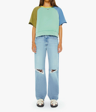 Load image into Gallery viewer, Mother Denim The Quick Dip | Green Blue Yellow Multi Tee