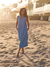 Load image into Gallery viewer, Frank &amp; Eileen Lily Maxi Polo Dress | Vintage Stonewashed Indigo