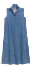 Load image into Gallery viewer, Frank &amp; Eileen Lily Maxi Polo Dress | Vintage Stonewashed Indigo