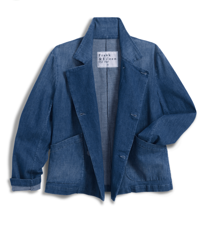 ハチハチロンハーマンポップオーバー・ヘンリーFrank &Eileen PREORDER Frank & Eileen Mini Belfast Cropped Peacoat | Dream Light