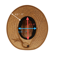 Load image into Gallery viewer, Glampwear Iraca Palm Lobster Straw Hat
