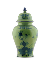 Load image into Gallery viewer, Ginori 1735 Oriente Italiano Large Potiche Vase | Malachite Green