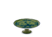 Load image into Gallery viewer, Ginori 1735 Oriente Italiano Cake Stand | Malachite Green
