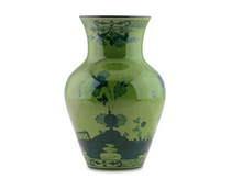 Load image into Gallery viewer, Ginori 1735 Oriente Italinao Ming Vase | Malachite Green