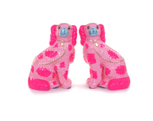 Load image into Gallery viewer, Pair Of Staffordshire Dogs | Neon Pink