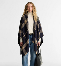 Load image into Gallery viewer, Barbour Women's Isabelle Tartan Serape | Midnight Tartan