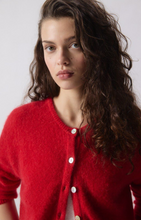 Load image into Gallery viewer, American Vintage Vitow Cardigan | China Carmine Red