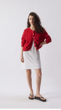 Load image into Gallery viewer, American Vintage Vitow Cardigan | China Carmine Red
