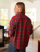 Load image into Gallery viewer, Frank &amp; Eileen | Eileen Relaxed Button Up Shirt | Red Holiday Plaid Flannel