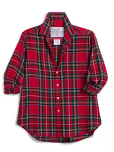 Load image into Gallery viewer, Frank &amp; Eileen | Eileen Relaxed Button Up Shirt | Red Holiday Plaid Flannel