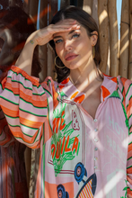 Load image into Gallery viewer, Rio De Janeiro Caftan Dress | Tequila &amp; Lime