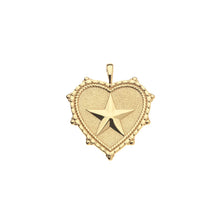 Load image into Gallery viewer, Jane Win TEXAS Heart Pendant On 16-18&quot; Rolo Chain Necklace